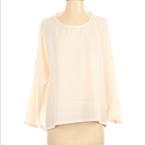 Xirena L Satin Blouse in Ivory